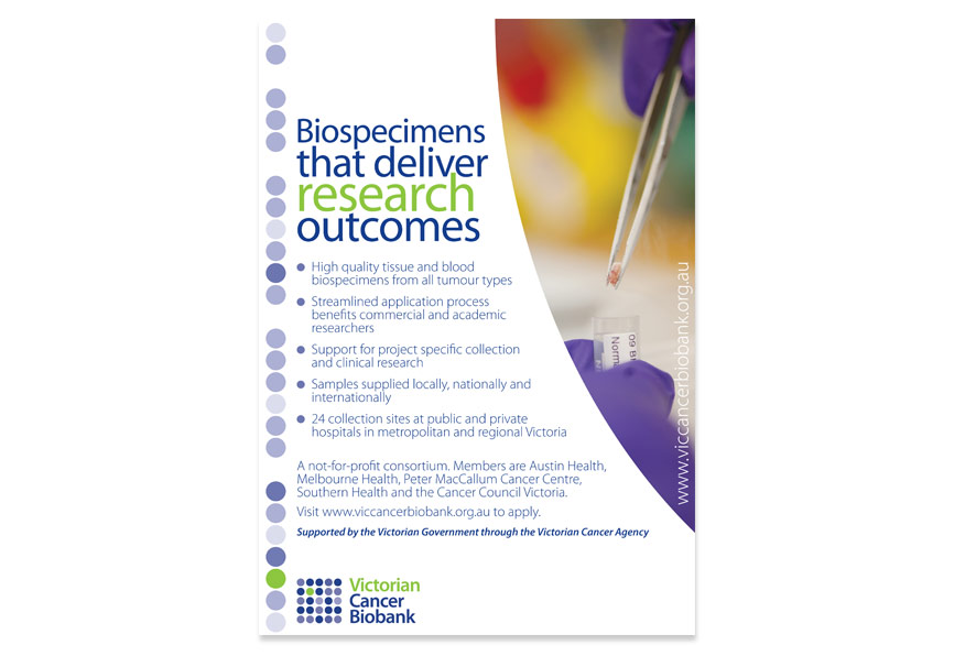 Cancer Research Consortium print advertisement.