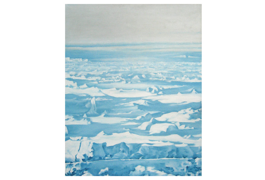 Icescape. Oil on linen.