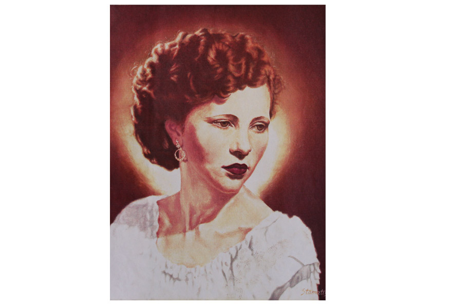 Portrait of Peggy. Oil on linen.
