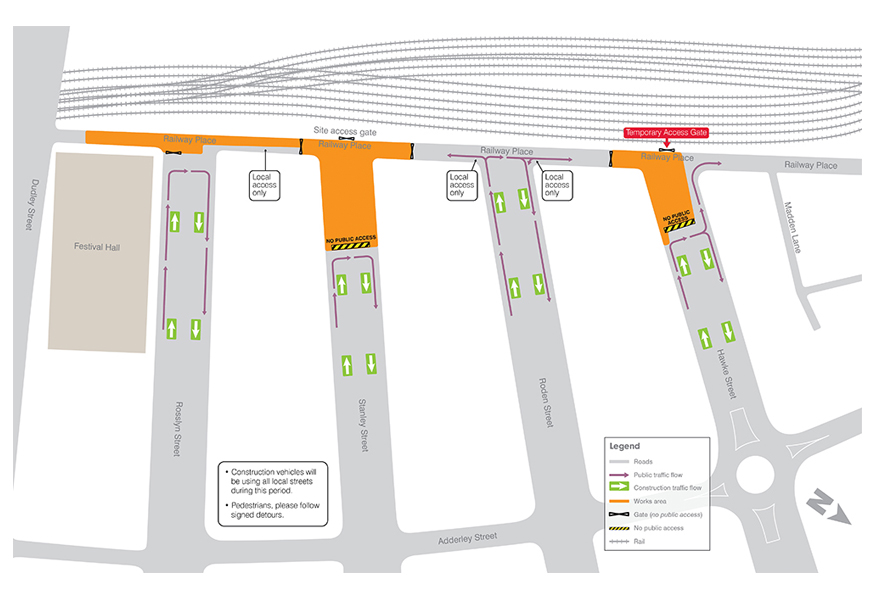 Regional Rail Link traffic management map. Digital media.